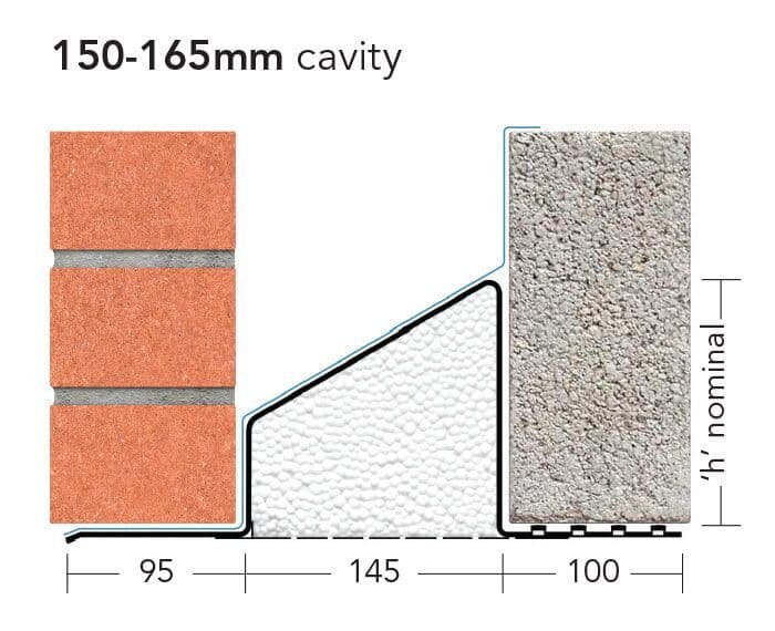 Ig L1s 150 Standard Duty Cavity Wall Lintel Move Inn Supplies 0565